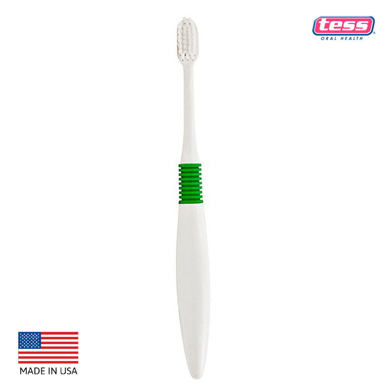 Ortho Spiral Toothbrush (For younger orthodontic patients)- Green